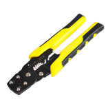 Maxbell Maxbell Electrical Wire Terminals Crimping Plier for DIY Project Sturdy Carbon Steel Yellow