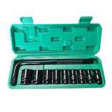 Maxbell Maxbell 10 Pieces 1/2" Drive Impact Socket Set with L Handle Electric Wrench Sockets