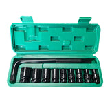 Maxbell Maxbell 10 Pieces 1/2" Drive Impact Socket Set with L Handle Electric Wrench Sockets