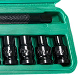 Maxbell Maxbell 10 Pieces 1/2" Drive Impact Socket Set with L Handle Electric Wrench Sockets