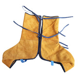 Maxbell PU Leather Welding Shoe Covers High Temperature for Workshop Workers Welding