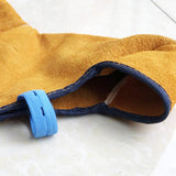 Maxbell PU Leather Welding Shoe Covers High Temperature for Workshop Workers Welding