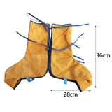 Maxbell PU Leather Welding Shoe Covers High Temperature for Workshop Workers Welding