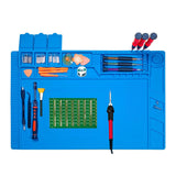 Maxbell Silicone Soldering Mat Magnetic Soldering Station Home Electronic Repair Mat