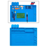 Maxbell Silicone Soldering Mat Magnetic Soldering Station Home Electronic Repair Mat