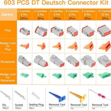 Maxbell 603x DT Deutsch Connector Kit 2 3 4 6 8 12 Pin Connector for Boat Repairing