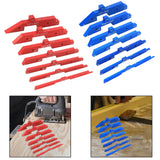 Maxbell 7Pieces Setup Blocks Height Gauge Set Multipurpose for Handymen Gauge Blocks Red