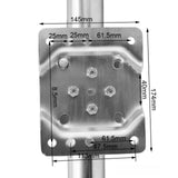 Maxbell Trailer Jack Easy to Use Stable Side Shaking for Travel Outdoor 6 inch