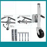 Maxbell Trailer Jack Easy to Use Stable Side Shaking for Travel Outdoor 6 inch