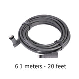 Maxbell Antenna Cable Grey Extension Cable for Rectangular Satellite V2 Gen 2 Router 20 ft