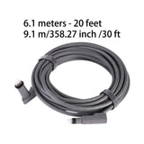 Maxbell Antenna Cable Grey Extension Cable for Rectangular Satellite V2 Gen 2 Router 20 ft