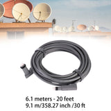 Maxbell Antenna Cable Grey Extension Cable for Rectangular Satellite V2 Gen 2 Router 20 ft