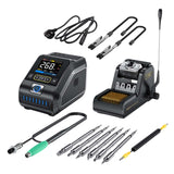 Maxbell Digital Soldering Station Digital Display for Chip Repairs PCB Manufacturing 6 Tips
