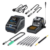 Maxbell Digital Soldering Station Digital Display for Chip Repairs PCB Manufacturing 6 Tips