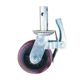 Maxbell 4 Pieces 15cm Scaffold Wheels Casters Wear Resistant Versatile 360° Rotation