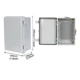 Maxbell Distribution Protection Box Dustproof Outdoor Junction Box for Shopping Mall 19x14x29cm