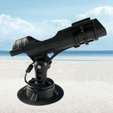 Maxbell Kayak Fishing Pole Holder Black Professional Sturdy Fishing Boat Rods Holder