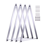 Maxbell 4Pcs 45inch Solar Panel Mounting Brackets Kit Sturdy with Foldable Tilt Legs