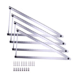 Maxbell 4Pcs 45inch Solar Panel Mounting Brackets Kit Sturdy with Foldable Tilt Legs
