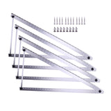 Maxbell 4Pcs 45inch Solar Panel Mounting Brackets Kit Sturdy with Foldable Tilt Legs