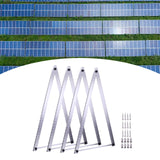 Maxbell 4Pcs 45inch Solar Panel Mounting Brackets Kit Sturdy with Foldable Tilt Legs