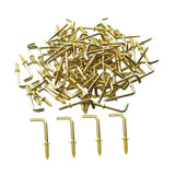 Maxbell 100x Right Angle Hooks Easy to Use Screw in Hooks for Hanging Outdoor Indoor 3.6mmx42mmx15mm