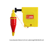 Maxbell Plumb Bob Setter with 5M Line Sturdy Multifunctional Flexible with Fixed Pin