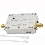Maxbell 10M-6GHz RF Amplifier Aluminum Alloy Professional Low Noise Amplifier Module 30dB