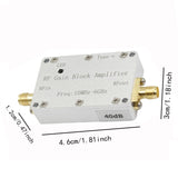 Maxbell 10M-6GHz RF Amplifier Aluminum Alloy Professional Low Noise Amplifier Module 40dB
