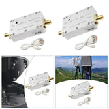 Maxbell 50M-6GHz RF Amplifier for FM Radio Aluminum Alloy Low Noise Amplifier Module 20dB