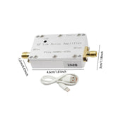 Maxbell 50M-6GHz RF Amplifier for FM Radio Aluminum Alloy Low Noise Amplifier Module 20dB