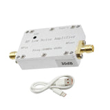 Maxbell 50M-6GHz RF Amplifier for FM Radio Aluminum Alloy Low Noise Amplifier Module 30dB