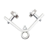 Maxbell Crane Bearing Wheel Parts Crane Bearing Wheel Pulley for Lifts Heavy Objects 40x40 Lifting Circle Type