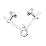 Maxbell Crane Bearing Wheel Parts Crane Bearing Wheel Pulley for Lifts Heavy Objects 40x40 Lifting Circle Type