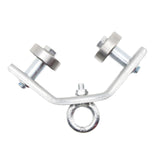 Maxbell Crane Bearing Wheel Parts Crane Bearing Wheel Pulley for Lifts Heavy Objects 50x50 Lifting Circle Type