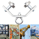 Maxbell Crane Bearing Wheel Parts Crane Bearing Wheel Pulley for Lifts Heavy Objects 50x50 Lifting Circle Type