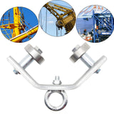 Maxbell Crane Bearing Wheel Parts Crane Bearing Wheel Pulley for Lifts Heavy Objects 50x50 Lifting Circle Type