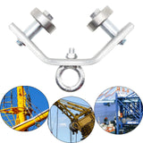 Maxbell Crane Bearing Wheel Parts Crane Bearing Wheel Pulley for Lifts Heavy Objects 50x50 Lifting Circle Type