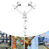 Maxbell Crane Bearing Wheel Parts Crane Bearing Wheel Pulley for Lifts Heavy Objects 40x40 Long Clip Type