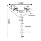 Maxbell Crane Bearing Wheel Parts Crane Bearing Wheel Pulley for Lifts Heavy Objects 40x40 Long Clip Type