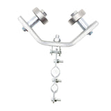 Maxbell Crane Bearing Wheel Parts Crane Bearing Wheel Pulley for Lifts Heavy Objects 50x50 Long Clip Type