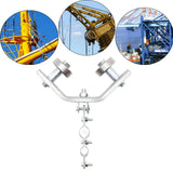 Maxbell Crane Bearing Wheel Parts Crane Bearing Wheel Pulley for Lifts Heavy Objects 50x50 Long Clip Type