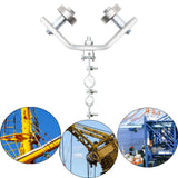 Maxbell Crane Bearing Wheel Parts Crane Bearing Wheel Pulley for Lifts Heavy Objects 50x50 Long Clip Type