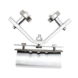 Maxbell Crane Bearing Wheel Parts Crane Bearing Wheel Pulley for Lifts Heavy Objects 40x40 Flat tile Type