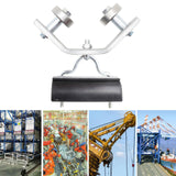 Maxbell Crane Bearing Wheel Parts Crane Bearing Wheel Pulley for Lifts Heavy Objects 50x50 Flat tile Type Nylon