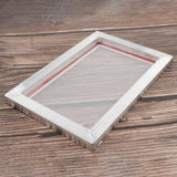 Maxbell Aluminum Silk Screen Printing Screen 120T Premium for Home or Small Business 20cmx25cmx1.8cm