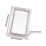 Maxbell Aluminum Silk Screen Printing Screen 120T Premium for Home or Small Business 25cmx35cmx1.8cm