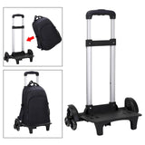 Maxbell Stair Climber with Six Wheels Hand Truck Moving Cart for Outdoor Lightweight Black