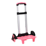 Maxbell Stair Climber with Six Wheels Hand Truck Moving Cart for Outdoor Lightweight Pink