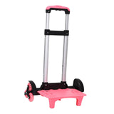 Maxbell Stair Climber with Six Wheels Hand Truck Moving Cart for Outdoor Lightweight Pink